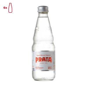 Água Mineral com Gás Prata Pilfer Vidro 300ml