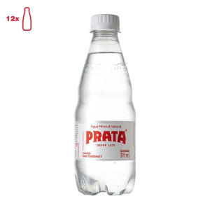 Água Mineral com Gás Prata 370ml