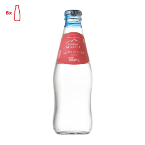 Água Mineral com Gás Serras de Cunha Vidro 300ml