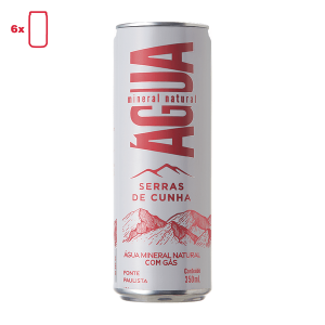 Água Mineral com Gás Serras de Cunha Lata 350ml