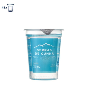 Água Mineral Natural Serras de Cunha Copo 200ml